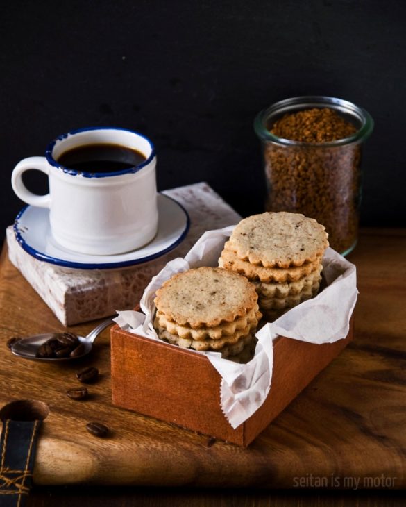 Coffee Shortbread Cookies • Seitan Is My Motor