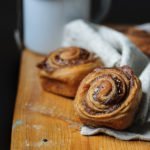 cinnamon buns with a chestnut swirl | seitanismymotor.com